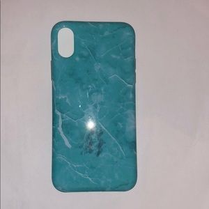 Blue and white marble Casely iPhone X case